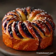 Babka Citron Myrtille V&eacute;gan La brioche tress&eacute;e ultramoelleuse