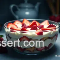 Bagatelle Fraises Myrtilles: Un Trifle Anglais Facile!