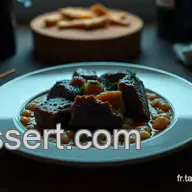 Basses C&ocirc;tes Brais&eacute;es au Vin Rouge : Recette Facile et Savoureuse