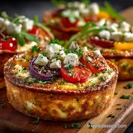 Batch Cooking Mini Quiches L&eacute;gumes Ch&egrave;vre pour la Semaine