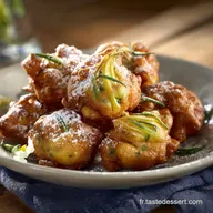 Beignets de fleurs de courgettes Recette ni&ccedil;oise l&eacute;gers et croustillants