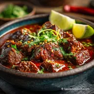 Recette B&oelig;uf Vindaloo Facile Curry Indien aux &Eacute;pices Fra&icirc;ches