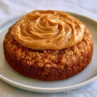 Bowl Cake Healthy Beurre Cacahu&egrave;te aux Flocons d Avoine