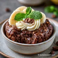 Bowl Cake Cacao Banane Healthy aux Flocons d Avoine