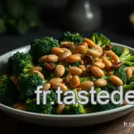 Brocoli comment le cuisiner: Savoureux Saut&eacute; aux Amandes et Ail