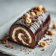 B&ucirc;che de No&euml;l: Ganache Miroir