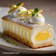 B&ucirc;che fa&ccedil;on tarte au citron : Entremet citron meringu&eacute;, niveau Chef