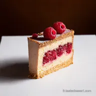 B&ucirc;che Framboise Nougat Perle Le D&eacute;lice Festif
