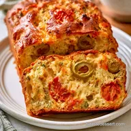 Cake Aux Olives Tomates S&eacute;ch&eacute;es en 1h05