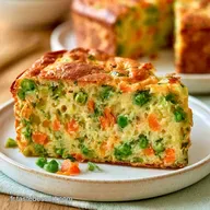 Cake Petits Pois Carottes pour 6