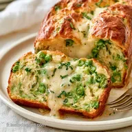 Cake Petits Pois Mozzarella A&eacute;rien