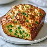 Cake Sal&eacute; Petits Pois Menthe avec Feta