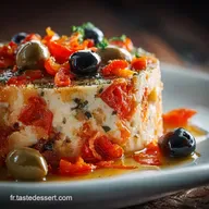 Cake sal&eacute; poivron olives feta La recette facile et ultramoelleuse