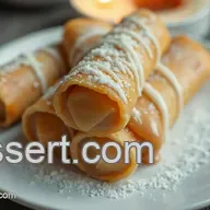 Cannoli au Dulce de Leche Cuits &agrave; l&rsquo;Air Fryer sans Huile : Recette Facile et Gourmande