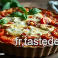 Clafoutis Tomates & Gorgonzola : Ma Recette Facile Fa&ccedil;on Julie