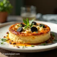 Recette Clafoutis Sal&eacute; Facile aux Champignons et Ch&egrave;vre
