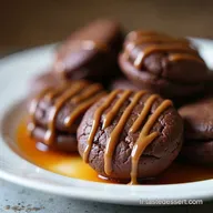 Cookies Tout Chocolat C&oelig;ur Caramel Mon Secret Fondant