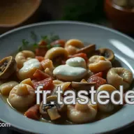 Coquillettes Cr&eacute;meuses aux Champignons et Jambon : Recette Familiale Facile