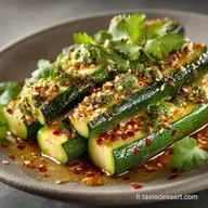 Courgettes froides &agrave; lail coriandre et cumin laccompagnement d&eacute;t&eacute;