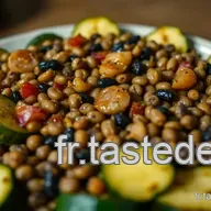 Courgettes farcies aux lentilles &agrave; la Proven&ccedil;ale : Ma Recette Ensoleill&eacute;e!