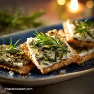 Recette Crackers Gros Sel et Romarin Maison LAp&eacute;ro Proven&ccedil;al Parfait