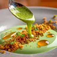 Cr&egrave;me au basilic La sauce velout&eacute;e verte &eacute;clatante