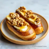 Recette de Crostini au Brie Miel : 20 Min