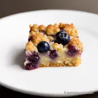 Crumble barre aux myrtilles Un Go&ucirc;ter Gourmand Perle en Sucre