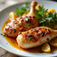 D&eacute;lice de Poulet Cr&eacute;meux aux Lardons Le Plat Familial Facile