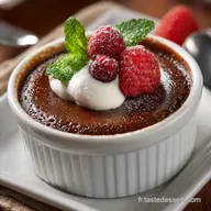 Dessert rapide sans farine Pots de Cr&egrave;me au Chocolat Intense