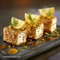 Feta Pan&eacute;e au S&eacute;same Miel Citron LAp&eacute;ritif Grec Facile