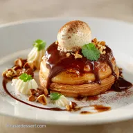 Galette au pralin Le secret dune cr&egrave;me pralin&eacute; noisettes fondante