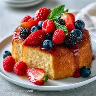 G&acirc;teau Moelleux aux Fruits d &Eacute;t&eacute;