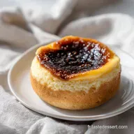 G&acirc;teau au fromage basque en 1 heure avec c&oelig;ur fondant cr&eacute;meux