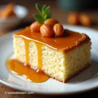 G&acirc;teau Amandes Gla&ccedil;age Cr&egrave;meux et Un D&eacute;lice Facile
