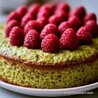 G&acirc;teau Pistache Framboise au Mascarpone