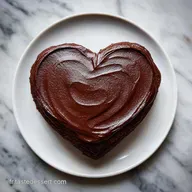 G&acirc;teau St-Valentin Facile Chocolat pour 4