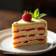 Mon Secret Layer Cake Vertical FraiseAmande Facile et Gourmand