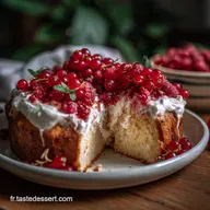 G&acirc;teau au Yaourt et Fruits Rouges : Recette Moelleuse