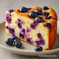 G&acirc;teau Yaourt Myrtilles Moelleux