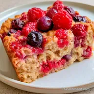 Gratin Avoine Fruits Rouges au Lait d Amande
