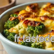 Gratin de Brocoli au Cheddar: Le Go&ucirc;t de l'Enfance