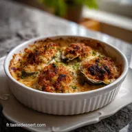 Hu&icirc;tres Gratin&eacute;es au Four: Cr&eacute;m&eacute;es et Craquantes
