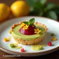 La Tarte Tourbillonnante de P&acirc;ques Ultime Cr&egrave;me Citron Vert Framboise