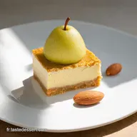 Dessert Original Revisit&eacute; Mon Nuage Poires Amandes Facile