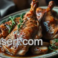Manchons de Canard Confits aux Herbes de Provence : Un Plat R&eacute;confortant