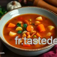 Minestrone Rustique: La Soupe Italienne qui R&eacute;chauffe le Coeur!