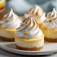 Mini Cheesecakes Citron Meringue pour 12