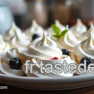 Mini Pavlovas &Eacute;clairs: D&eacute;lice Express en un Clin d'Oeil!
