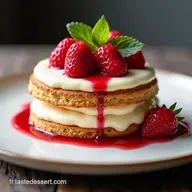 Recette G&acirc;teau Moelleux aux Fraises Le Fondant de Printemps